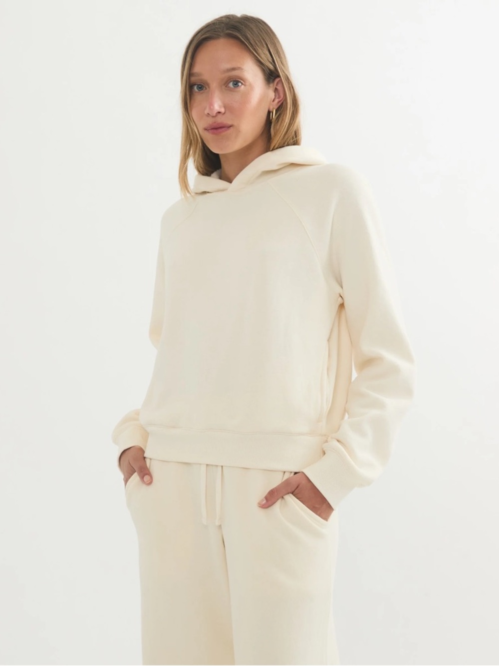 Marine Layer Cloud 9 hoodie, Antique White, size small. Stored folded, NWT